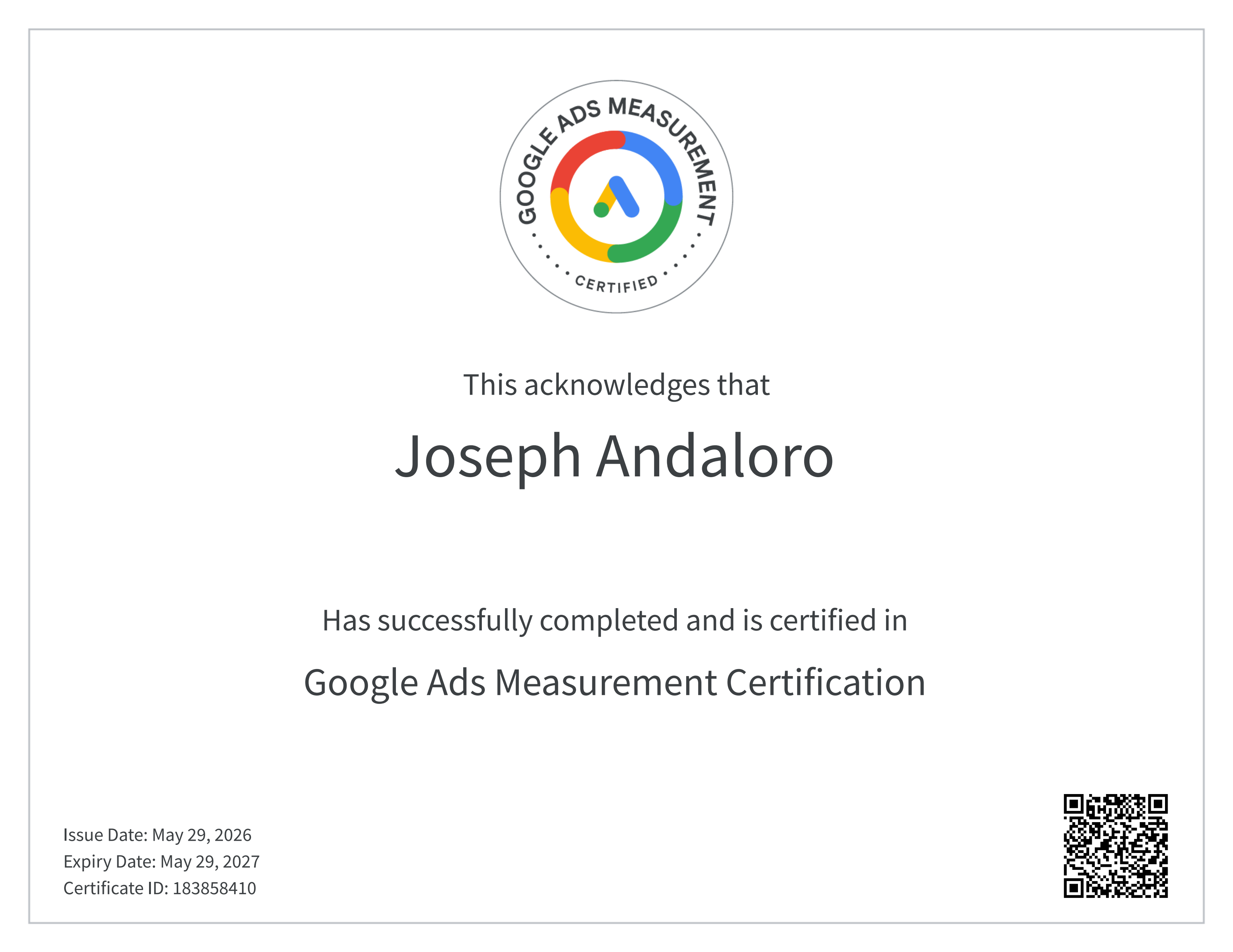 Google Ads Measurement
